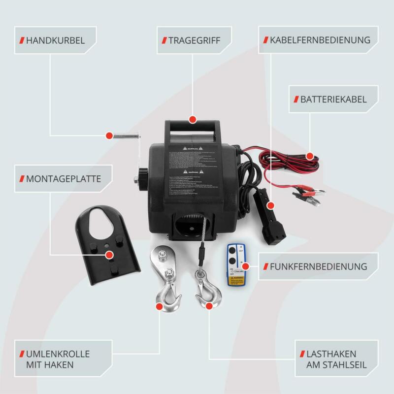 12V 3500lbs 2000lbs wireless E - Fishing Boat Anchor Winch 评论和价格